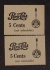 Coupons for 5¢ bottles of Pepsi-Cola